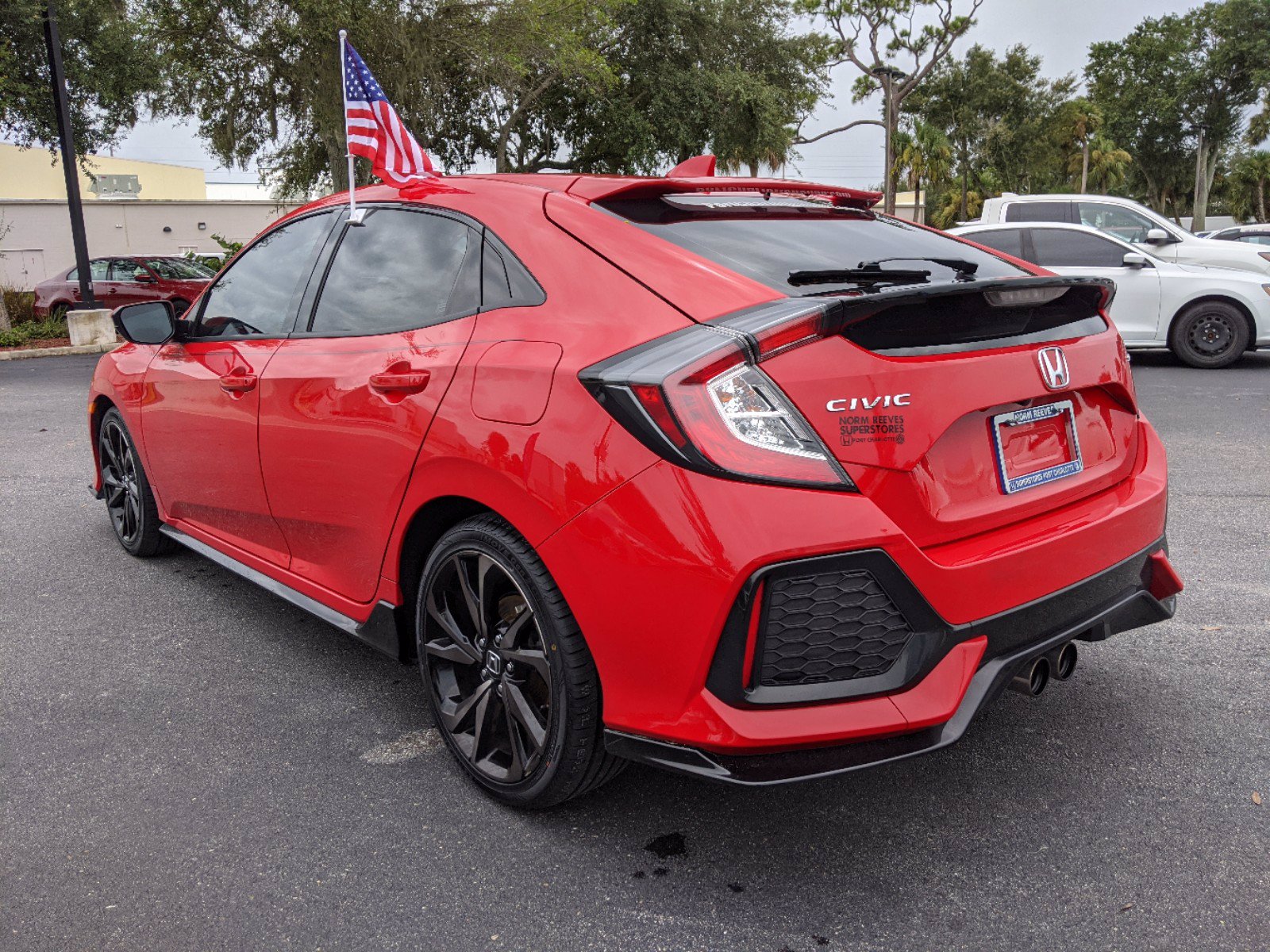 Certified Pre-Owned 2018 Honda Civic Sport FWD 4D Hatchback